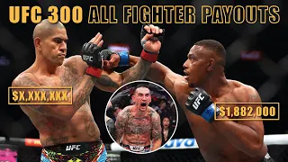 UFC 300: Payouts & Salaries Revealed!! | Pereira vs Hill