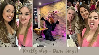 WEEKLY VLOG - BABY PRIMARK HAUL- Drag bingo, tkmaxx haul and my first mothers day!