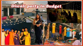 Diwali Party at our house | Decor & Preparations 🪔🎇 | J vlog