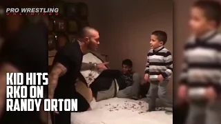 Kid Hits RKO On Randy Orton