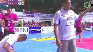 Smash Keras Minic Kena Kepala Camejo | Jakarta BNI 46 vs Jakarta Pertamina Energi Proliga 2018