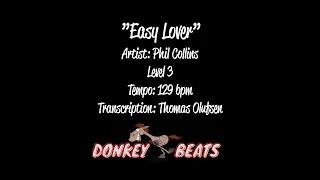 Easy Lover - Phil Collins - Drum Score / Drum Sheet Music