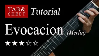 Evocacion - Guitar Lesson + TAB