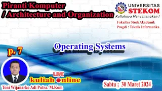 Operating Systems, Kuliah online Komputer di Universitas STEKOM Semarang.