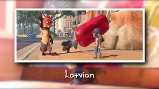 Zootopia - "Bye-Bye Toot-Toot" (One Line Multilanguage) [HD]