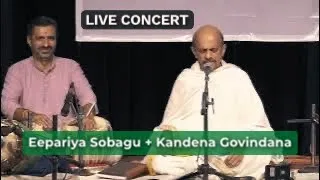 EEPARIYA SOBAGU + KANDENA GOVINDANA | Dr. Vidyabhushan | Recent Concert | Sri Purandara Dasaru