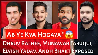 Dhruv Rathee | Munawar Faruqui | Elvish Yadav | Andh Bhakt | Mr Reaction Wala