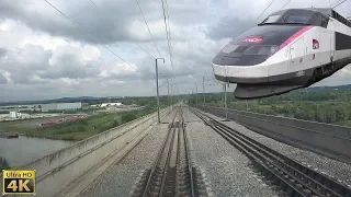 4K TGV Cabride Paris-Nord à Valenciennes en TGV Sud-Est