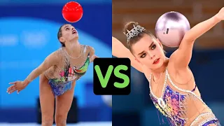 Linoy Ashram VS Dina Averina (Ball Difficulty Analysis) | 2020 Tokyo Olympic Games