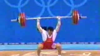 Zhang Guozheng - 187.5kg Clean & Jerk, 2004 Olympics