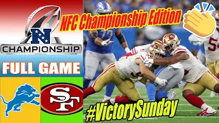 Detroit Lions vs San Francisco 49ers NFC Championship [FULL GAME] | NFL Highlights TODAY 2023