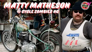 Matty Matheson & his 1941 FL Knucklehead Chopper  #DicEtv