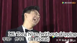 Li Xian wants to play a character like Tong Nian(Eng Sub/ Turn on CC)