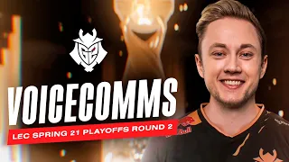 Watch Me! | LEC Spring 2021 Playoffs Round 2 vs MAD Lions Voicecomms