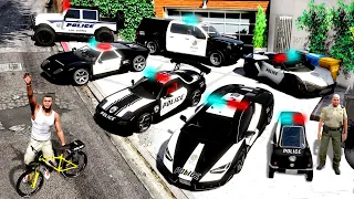 Collecting RARE POLICE CARS in GTA 5!