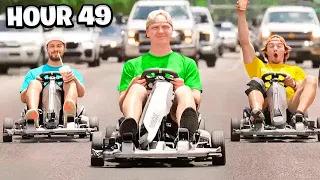 Spending 100 Hours In Go Karts