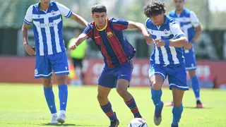 Ilias Akhomach - FC Barcelona Juvenil A vs Deportivo • Copa de Campeones Final •