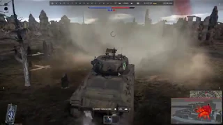 War Thunder  M4A3E2 Sherman Jumbo Realistic Battles