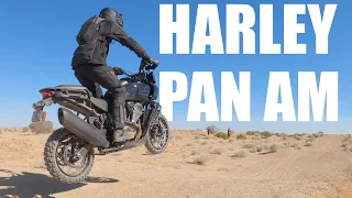 Harley-Davidson Pan America Adventure Bike! First Test Ride and Review. We Jumped it!