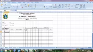 Cara Membuat Daftar Hadir atau Absensi di Microsoft Excel