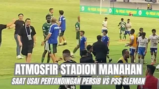 luar biasa!!! atmosfir setelah pertandingan persib vs pss sleman di solo,pertandingan terakhir liga1