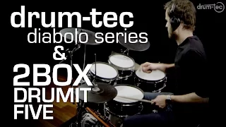 drum-tec diabolo electronic drums with 2Box drumIt five sound module