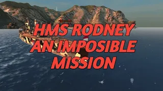 Battle Of Warships | HMS RODNEY an imposible mission | 800k damage