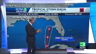 Mark Finan tracks Tropical Storm Idalia's path to Florida