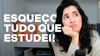 NÃO É NORMAL ESQUECER O QUE ESTUDOU | Laura Amorim