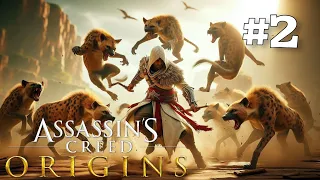 Fighting with Hyenas and Cheetah to Rescue a Kid || Assassin's Creed Origins In Hindi ||PART 2