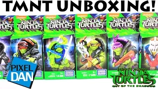 Teenage Mutant Ninja Turtles Out of the Shadows MegaBloks Mini Figures Unboxing and Review