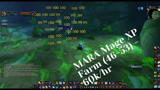 WoW Classic - Mage Solo Maraudon (Mara) Insanely Fast XP Farm! - 2 hours/lv 46-53