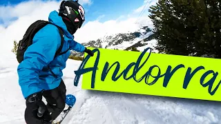 Snowboarding (Or trying to!) in Andorra