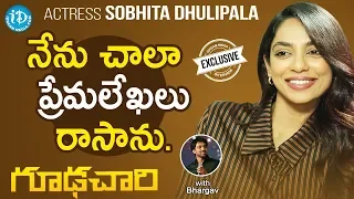 Goodachari Movie Actress Sobhita Exclusive Interview || Talking Movies With iDream