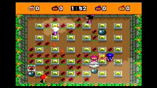 (SFC)  スーパーボンバーマン　バトルステージ  全12面  ｜ Super  Bomberman 4　battle game  all 12 stage