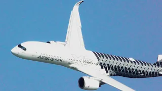 Пилотаж на Airbus A350 "AIRBUS INDUSTRIE"  F-WWCF