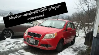 A/c & heater control removeal/ CD player-how to(aveo5)