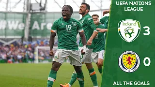 ALL THE GOALS | Ireland 3-0 Scotland - UEFA Nations League - Highlights