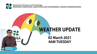 Public Weather Forecast Issued at 4:00 PM March 02, 2021