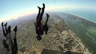 "Zooom" - Skydivers Flying Fast - March Madness 2013