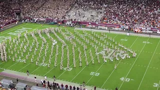 Fightin' Texas Aggie Band Drill - Texas A&M vs University of Miami