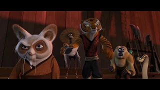 Kung Fu Panda (Po's first day training):