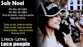 Sak Noel - Loca people (Lyrics Spanish-English) (Español-Inglés)