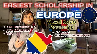 Easiest Scholarship in Europe 🇪🇺 | Scholarships in Romania | Scholarships for Bachelors