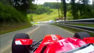 Onboard with David Hauser (Dallara GP2) - Course de côte de St. Ursanne - Les Rangiers 2013