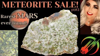 Real Meteorites for Sale ☄️ Achondrites & Rarest MARS Meteorite ever! How  do I buy a meteorite?