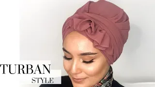 Ruffled #turban Style I kolay türban modeli