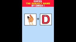 Guess the Subject from Emoji 🤫| Riddles in Hindi | Hindi Paheliyan | Queddle by National Puzzles.