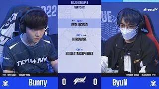 [2022 GSL S2] Ro.20 Group B Match2 Bunny vs ByuN