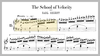 Beautiful chromatic melodies (Czerny Op. 299, No. 15 from The School Of Velocity)